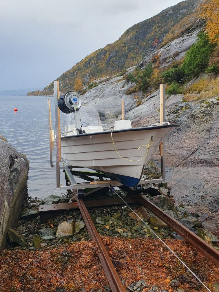 Slippvogn med dobbelflens