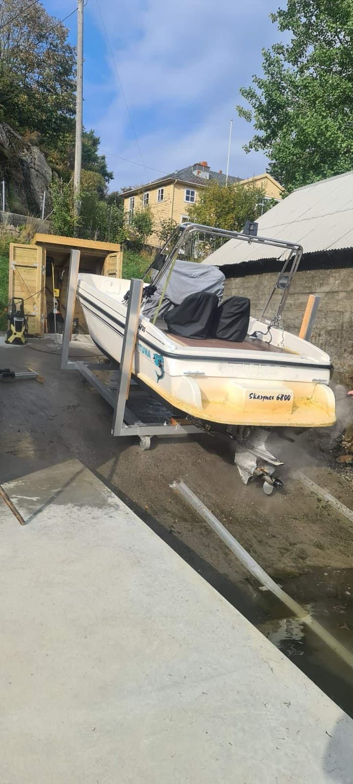 Slippvogn 3 tonn i aluminium